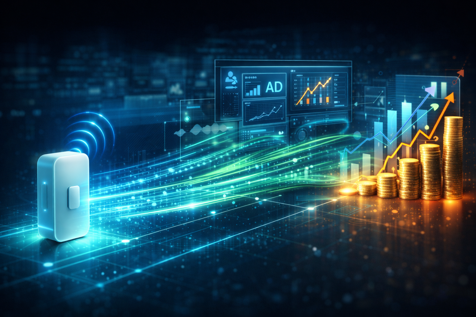 AIビーコン収益モデルのイメージ画像