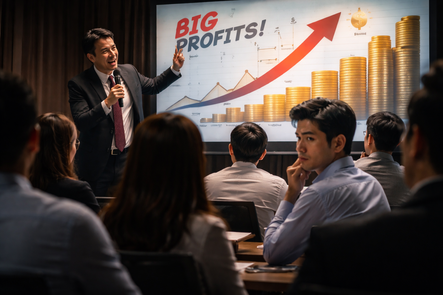 怪しいセミナーのイメージ画像