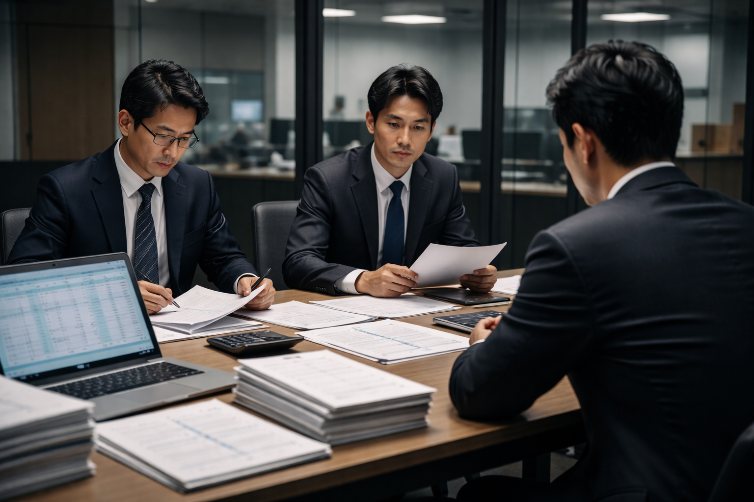 税務調査の緊張感のイメージ画像