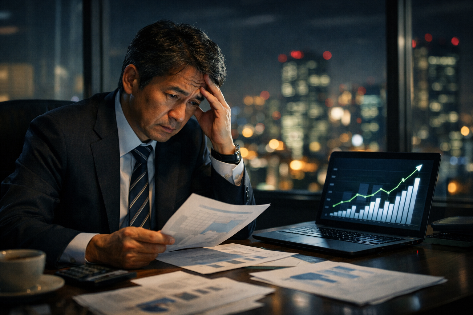 決算直前の焦りのイメージ画像