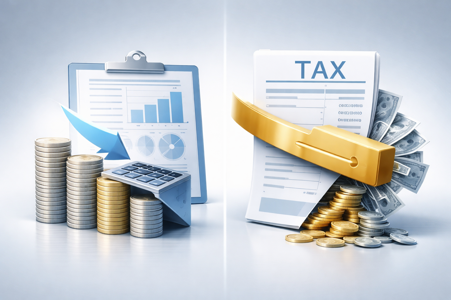 所得控除 vs 税額控除の違いのイメージ画像