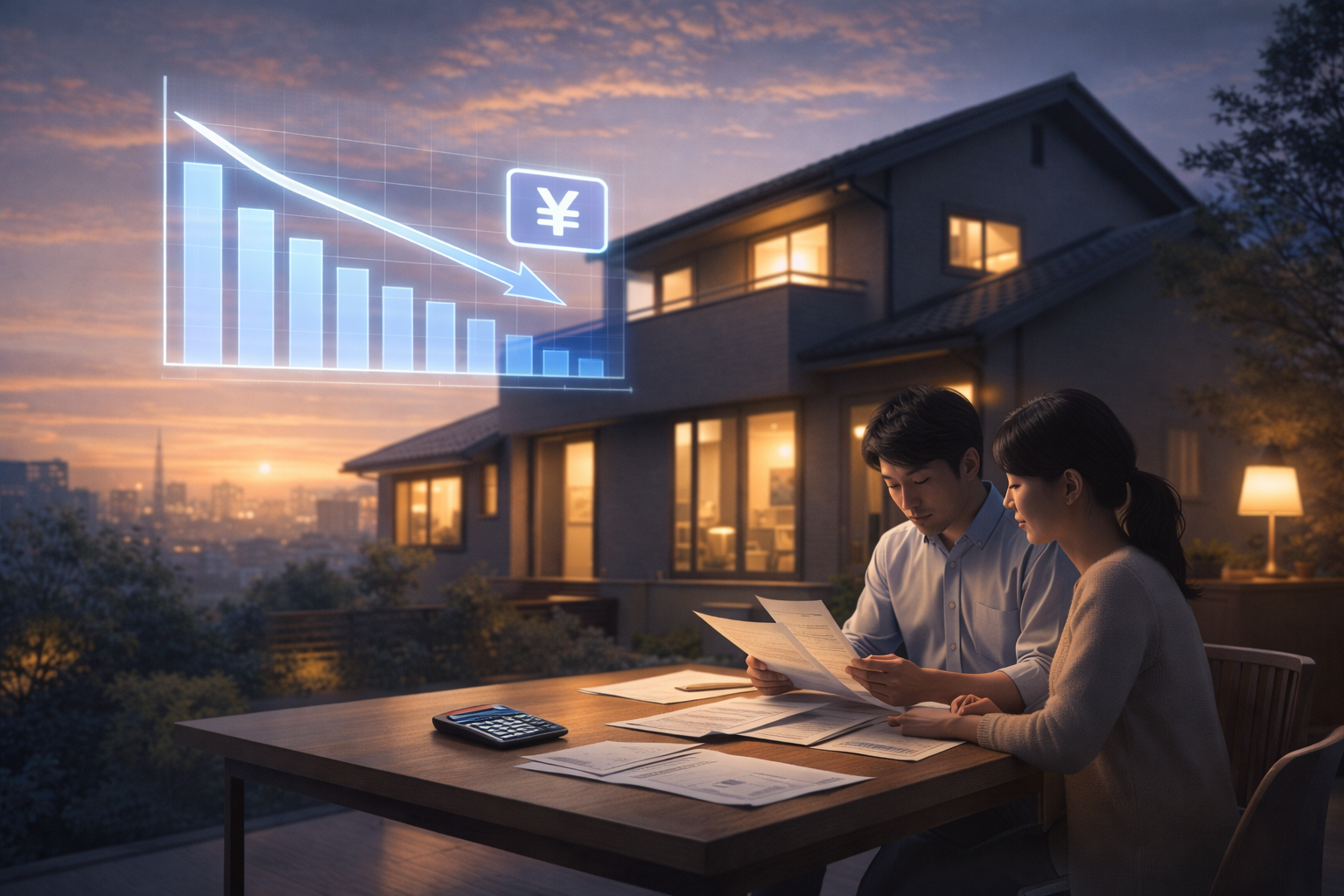 住宅ローン控除のインパクトを示すイメージ画像