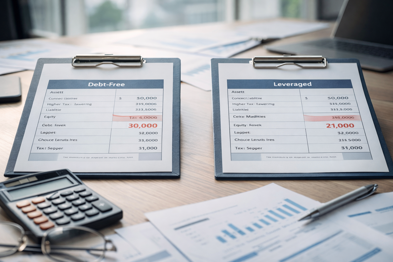 タックス・シールドの視覚化のイメージ画像