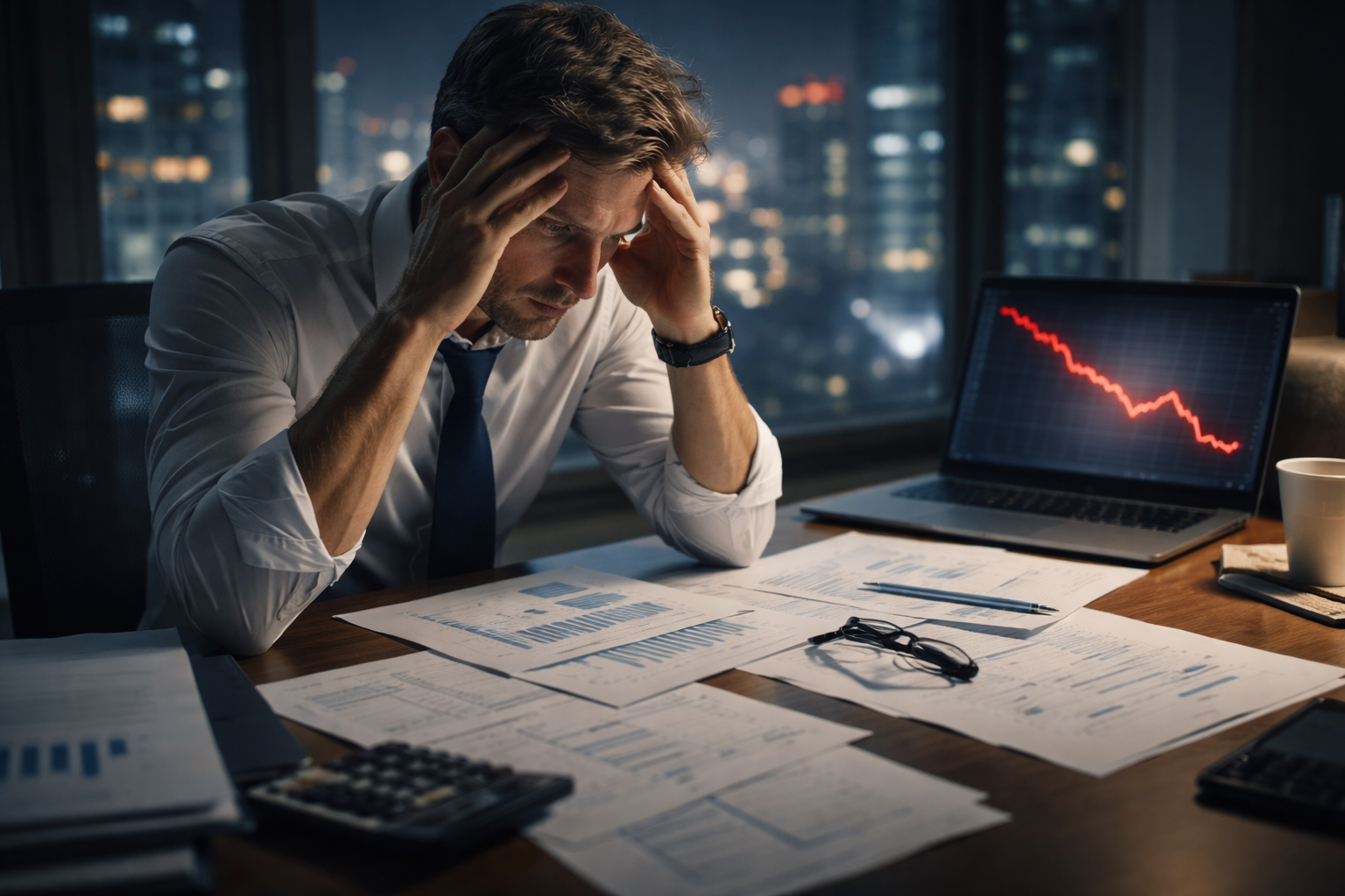 過度なレバレッジのリスクイメージ画像