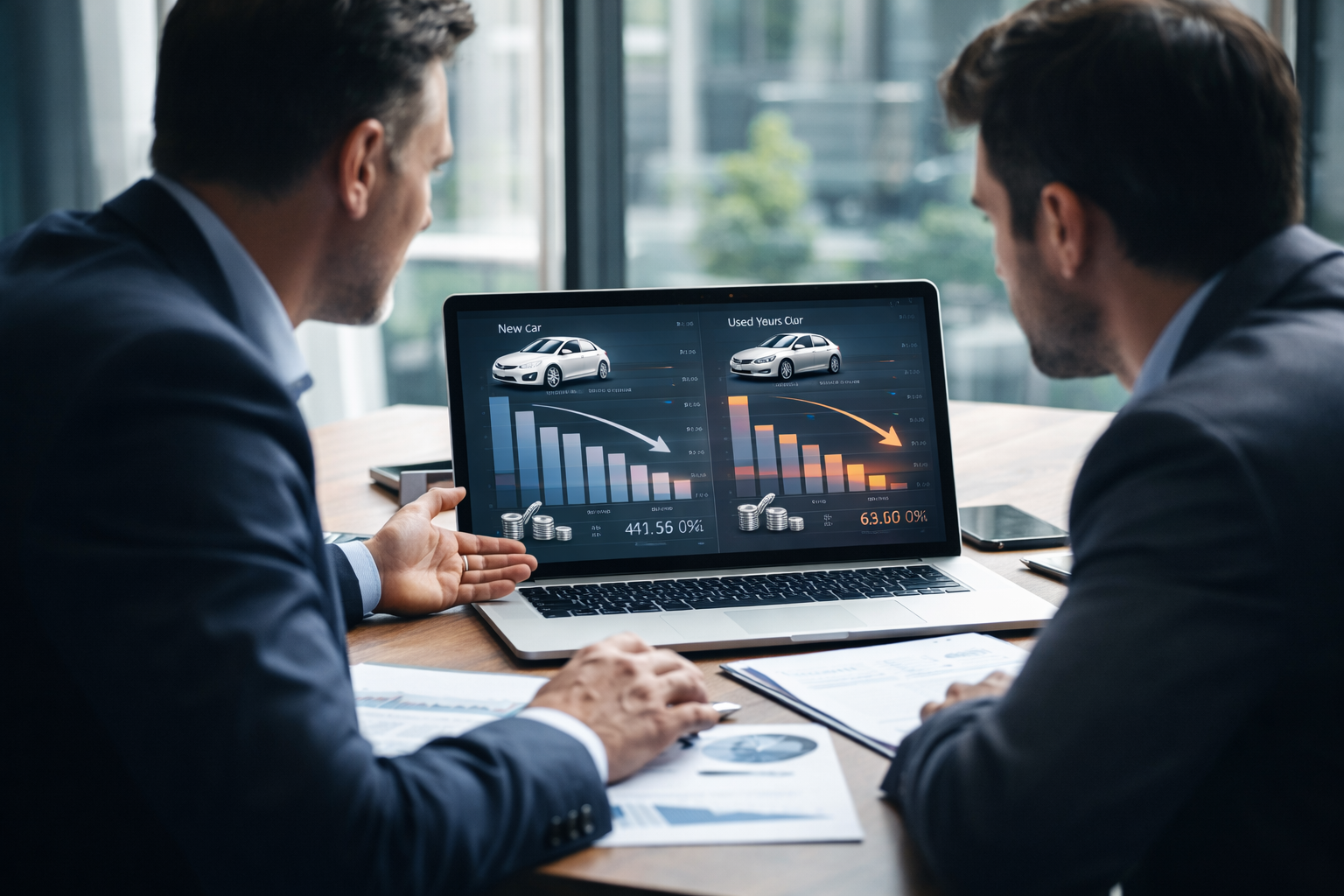 新車 vs 中古車 キャッシュフロー比較のイメージ画像