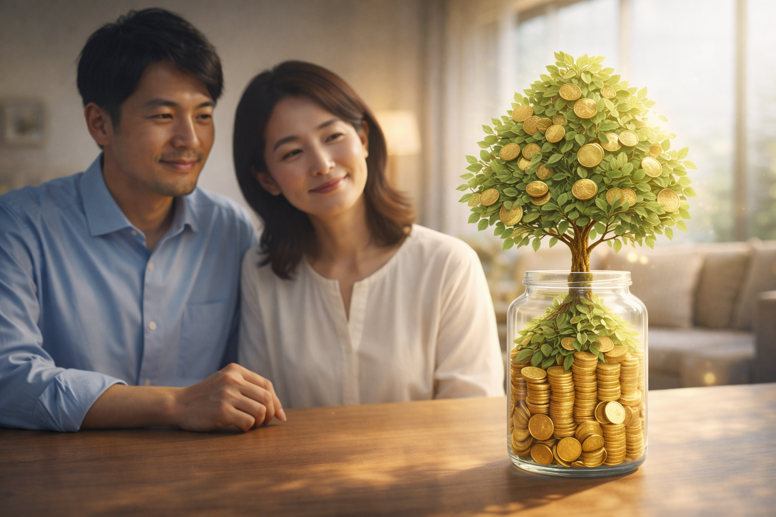 iDeCo（長期資産形成）の未来イメージ画像