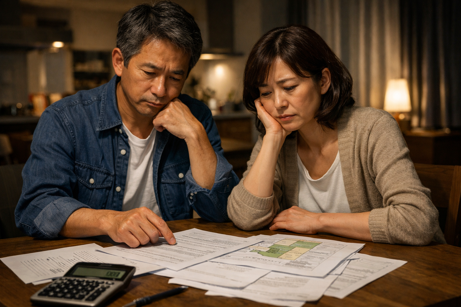 土地売却と税金の不安を象徴する導入イメージ画像