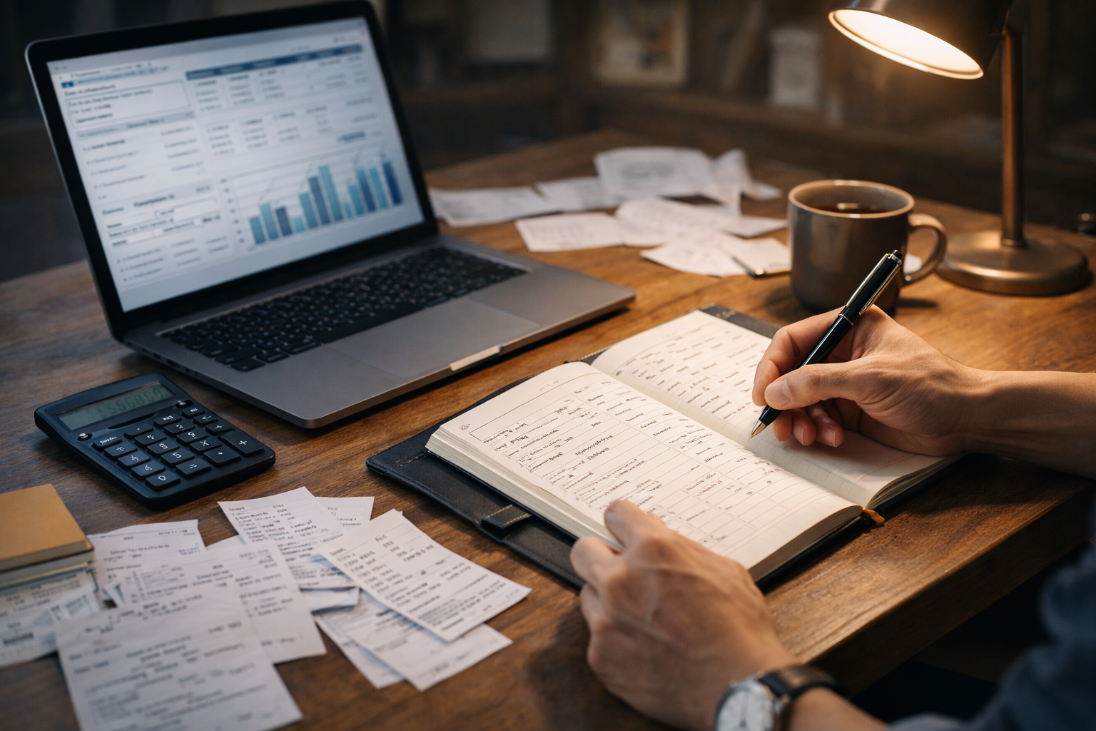 経費・帳簿管理のイメージ画像