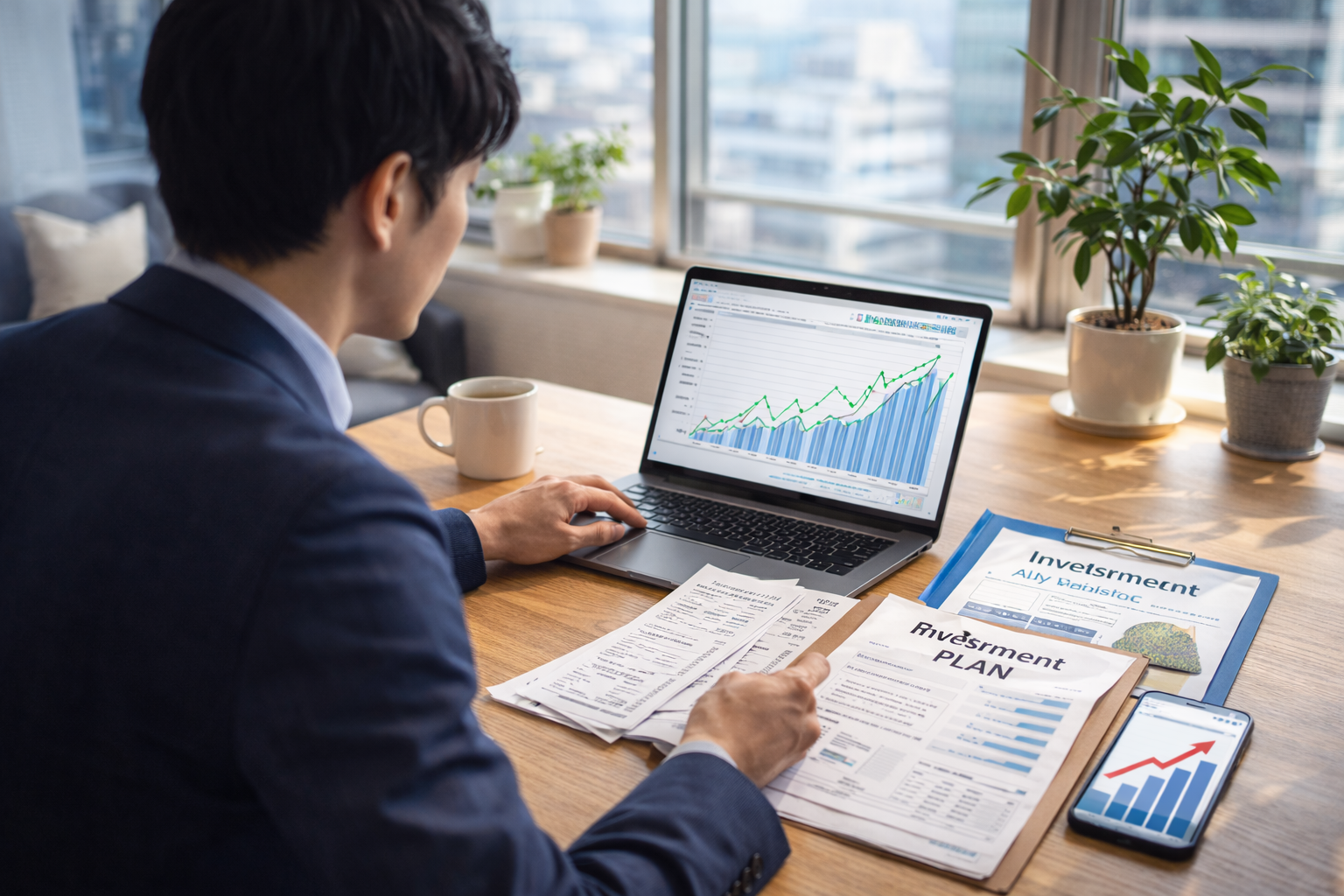 iDeCo・NISAなど資産形成を表すイメージ画像