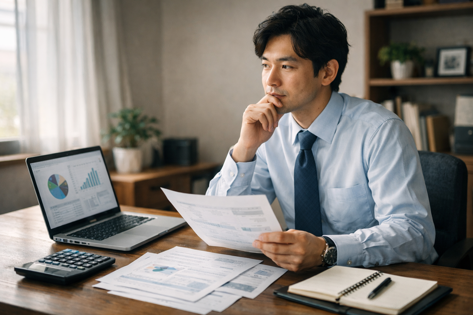 節税を考える会社員のイメージ画像