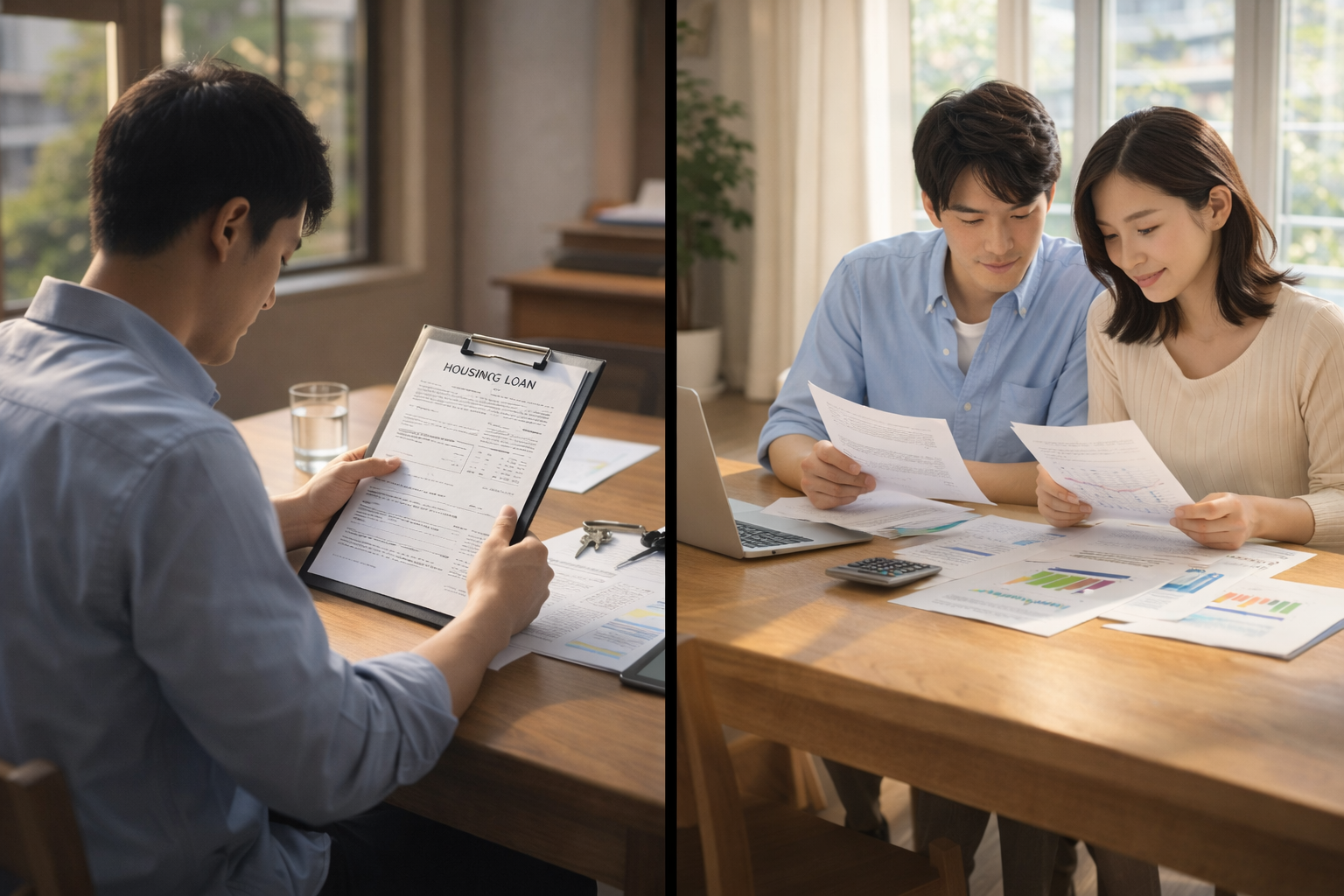 単独ローン vs ペアローンの比較イメージ画像