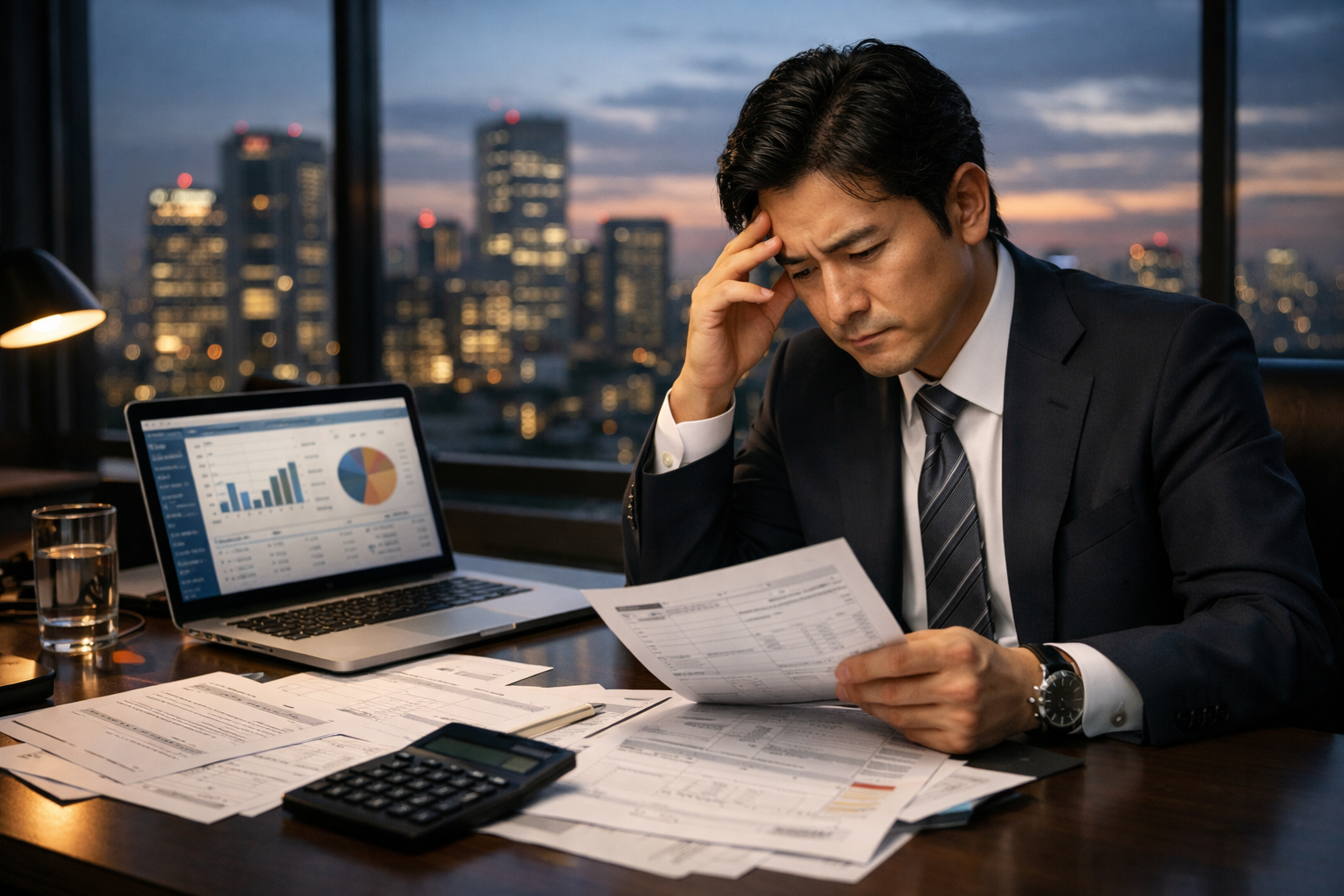 節税に悩むイメージ画像