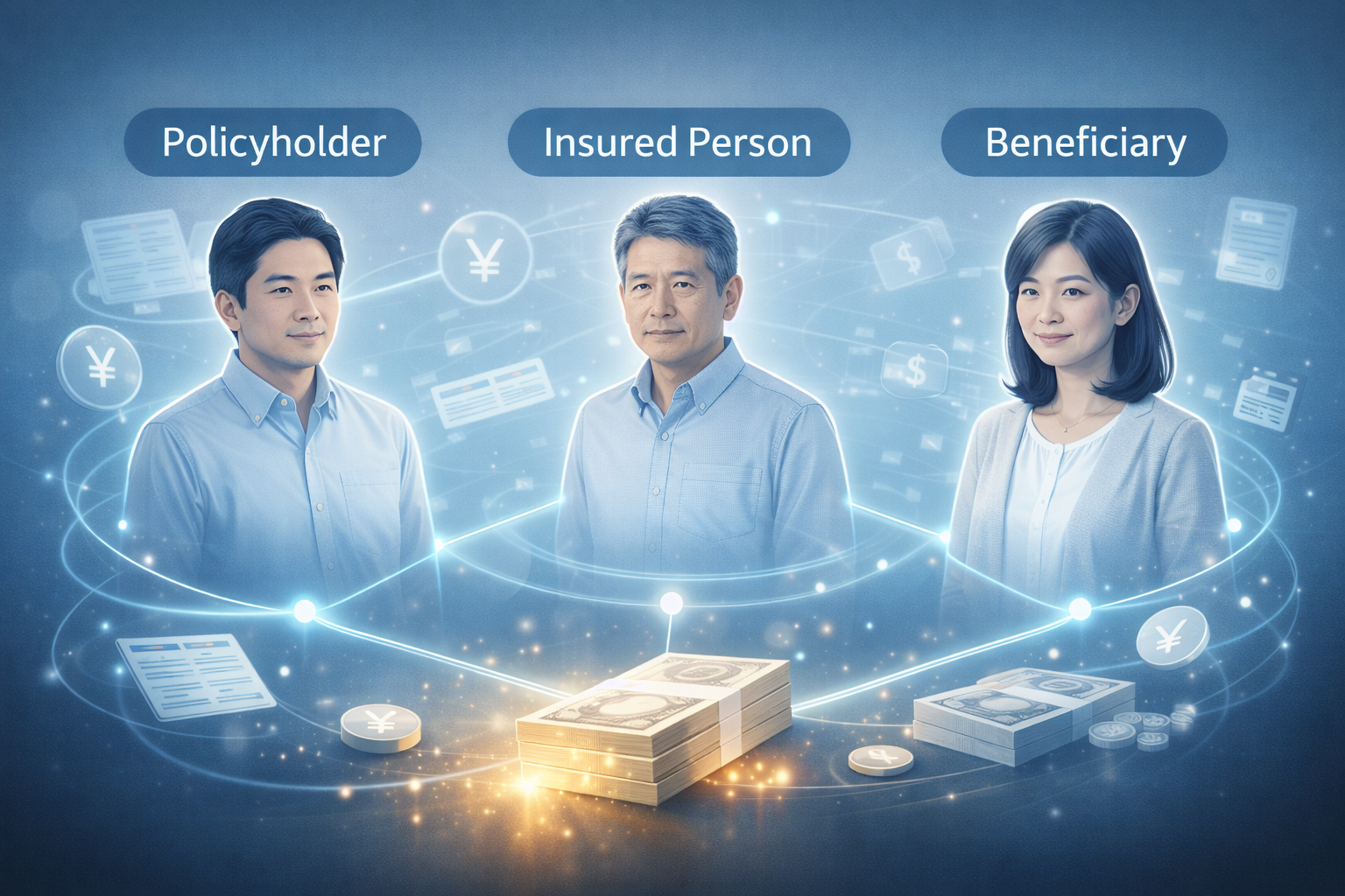 生命保険の契約構造イメージ画像