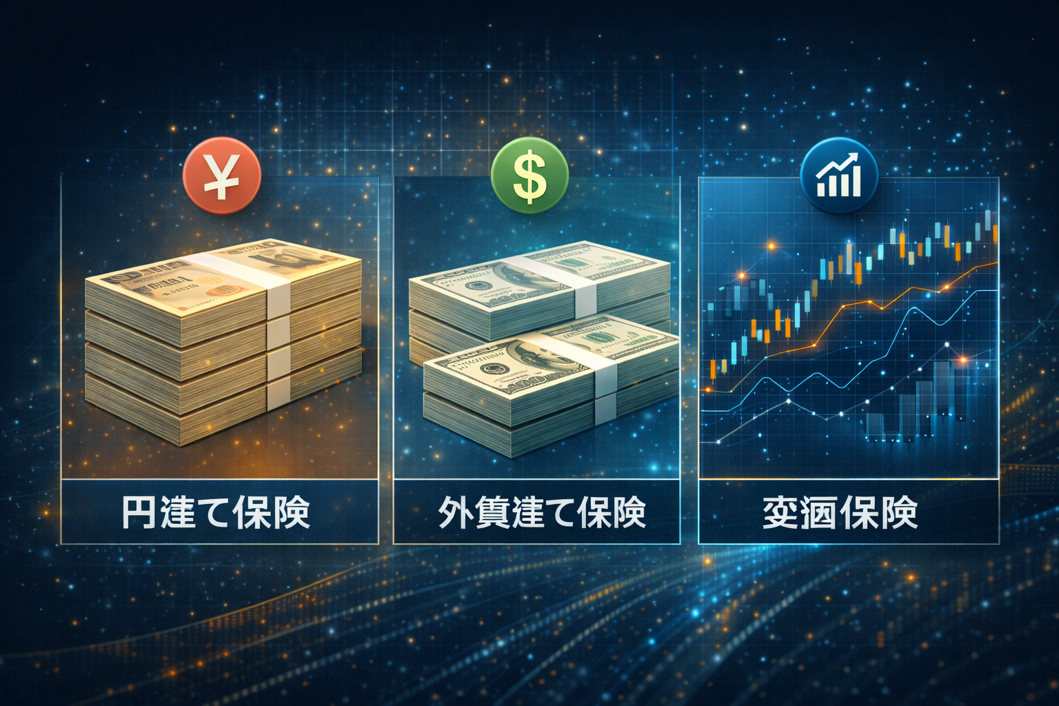 保険商品の違いのイメージ画像