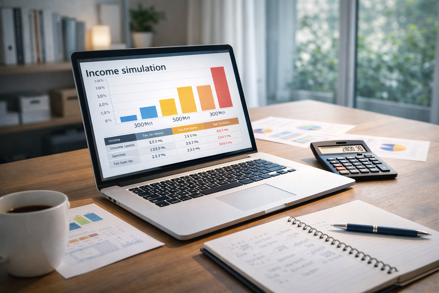 年収別シミュレーションのイメージ画像