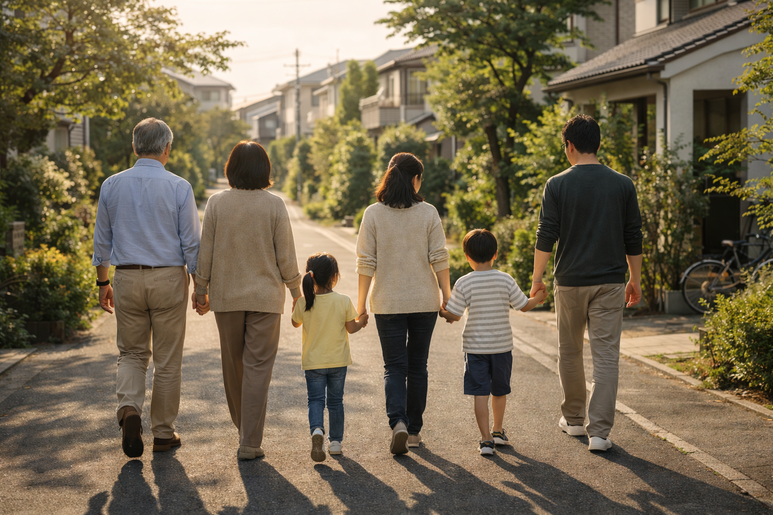 二次相続をイメージした家族のイメージ画像