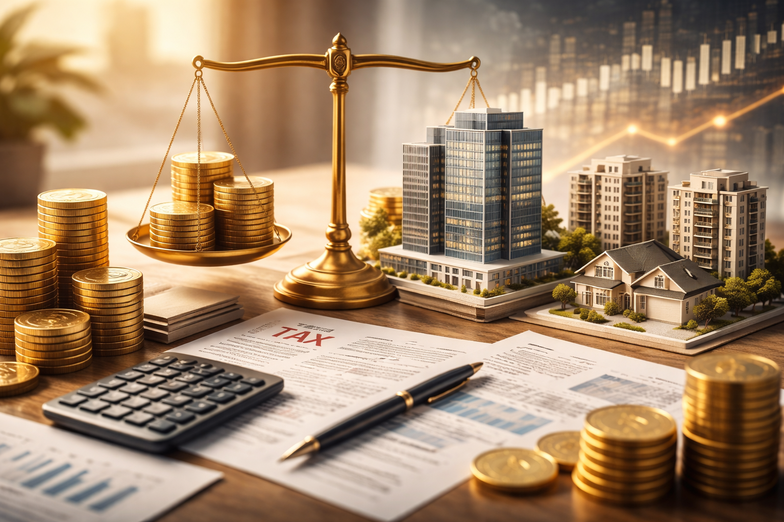 税金と資産構造のイメージ画像