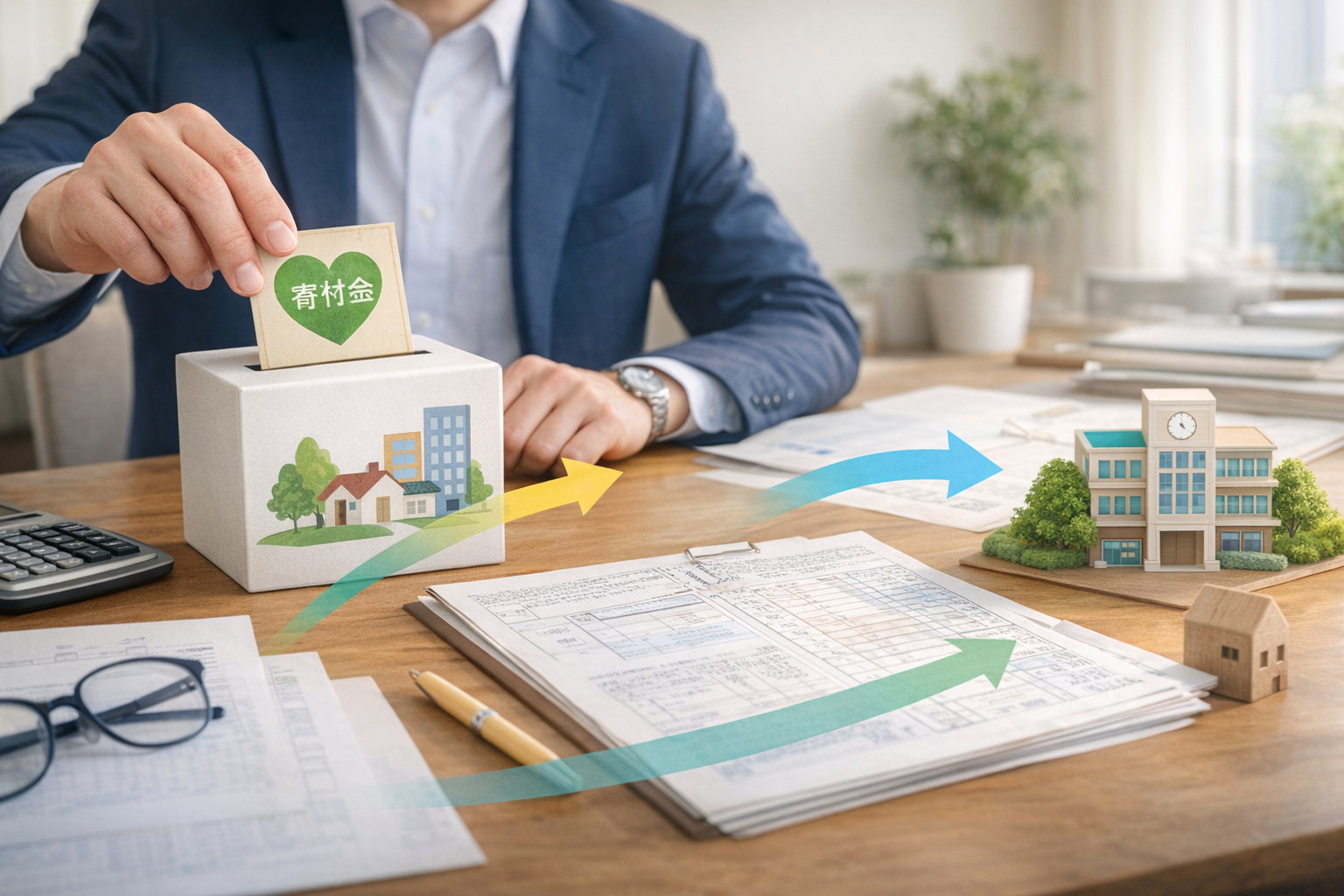 ふるさと納税の仕組みのイメージ画像