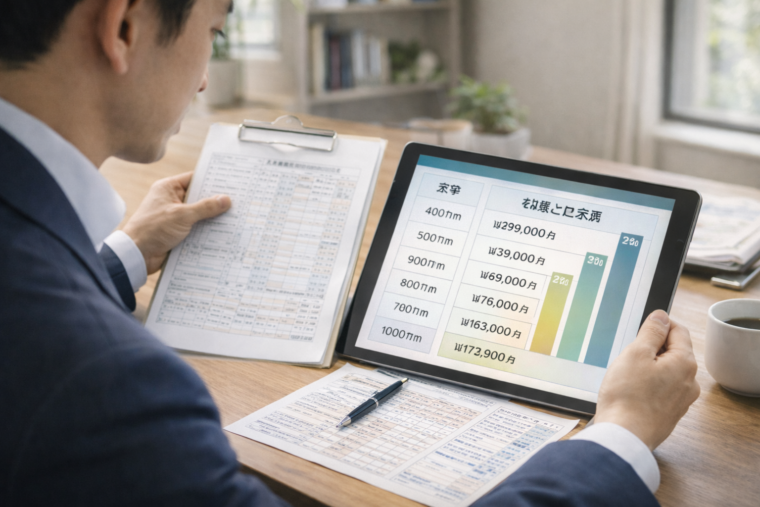 年収別早見表のイメージ画像