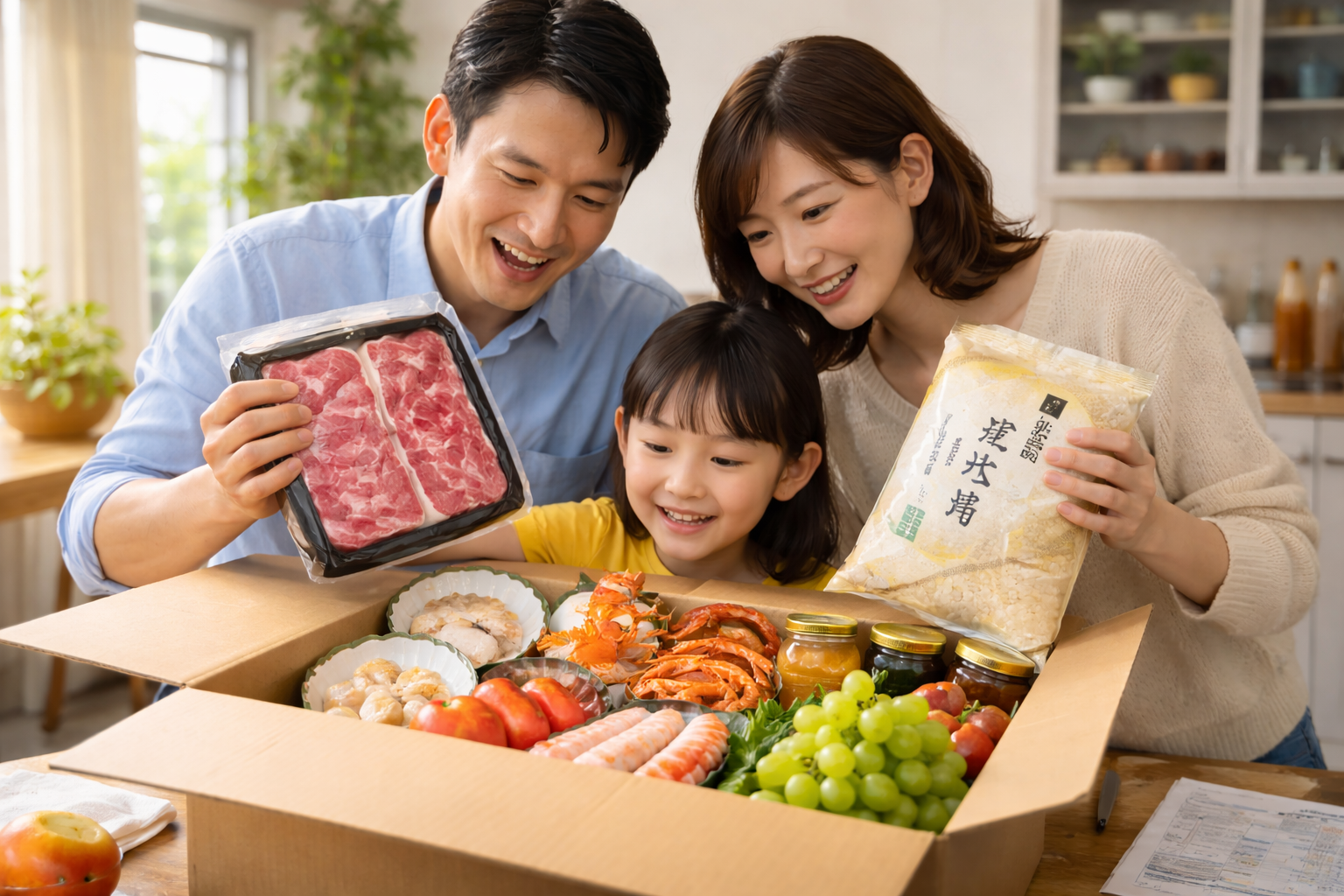 返礼品が届くイメージ画像